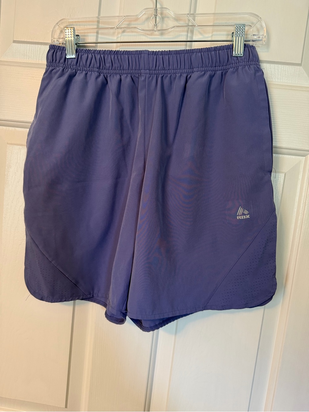 RBX Women's Lavender Athletic Shorts with Elastic Waist
